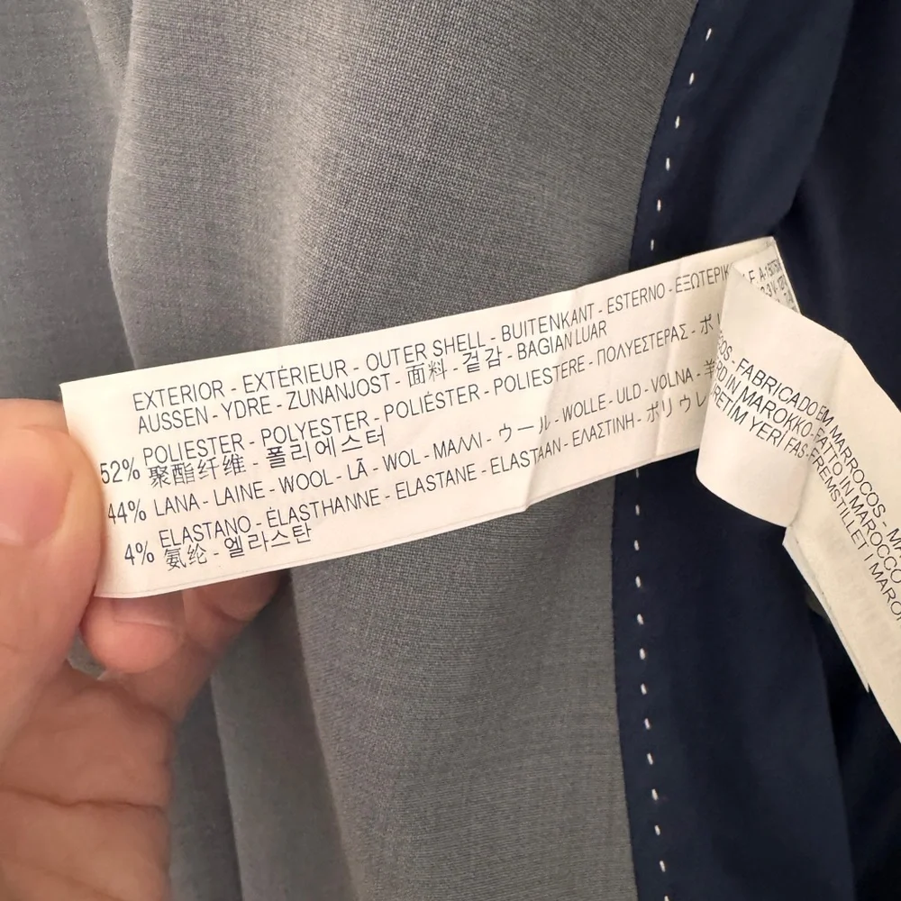 Zara Men's Gray Two-Piece Suit Jacket & Pants